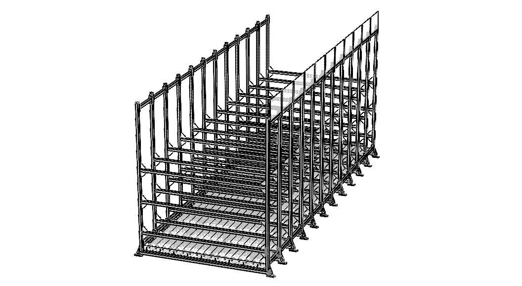 Roller Storage Station 3D model_27