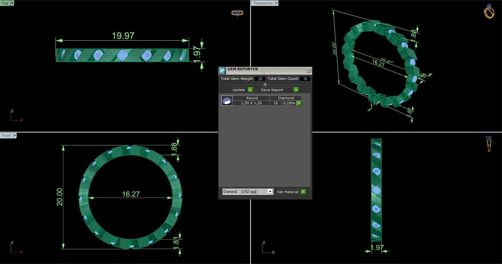 Minimalist Ring 536 3D print model_5