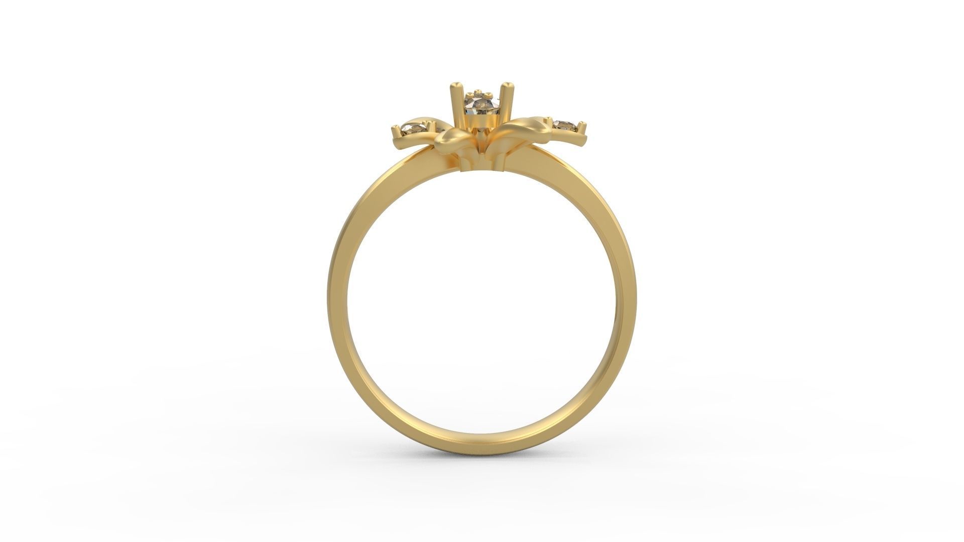 Minimalist Ring 535 3D print model_1