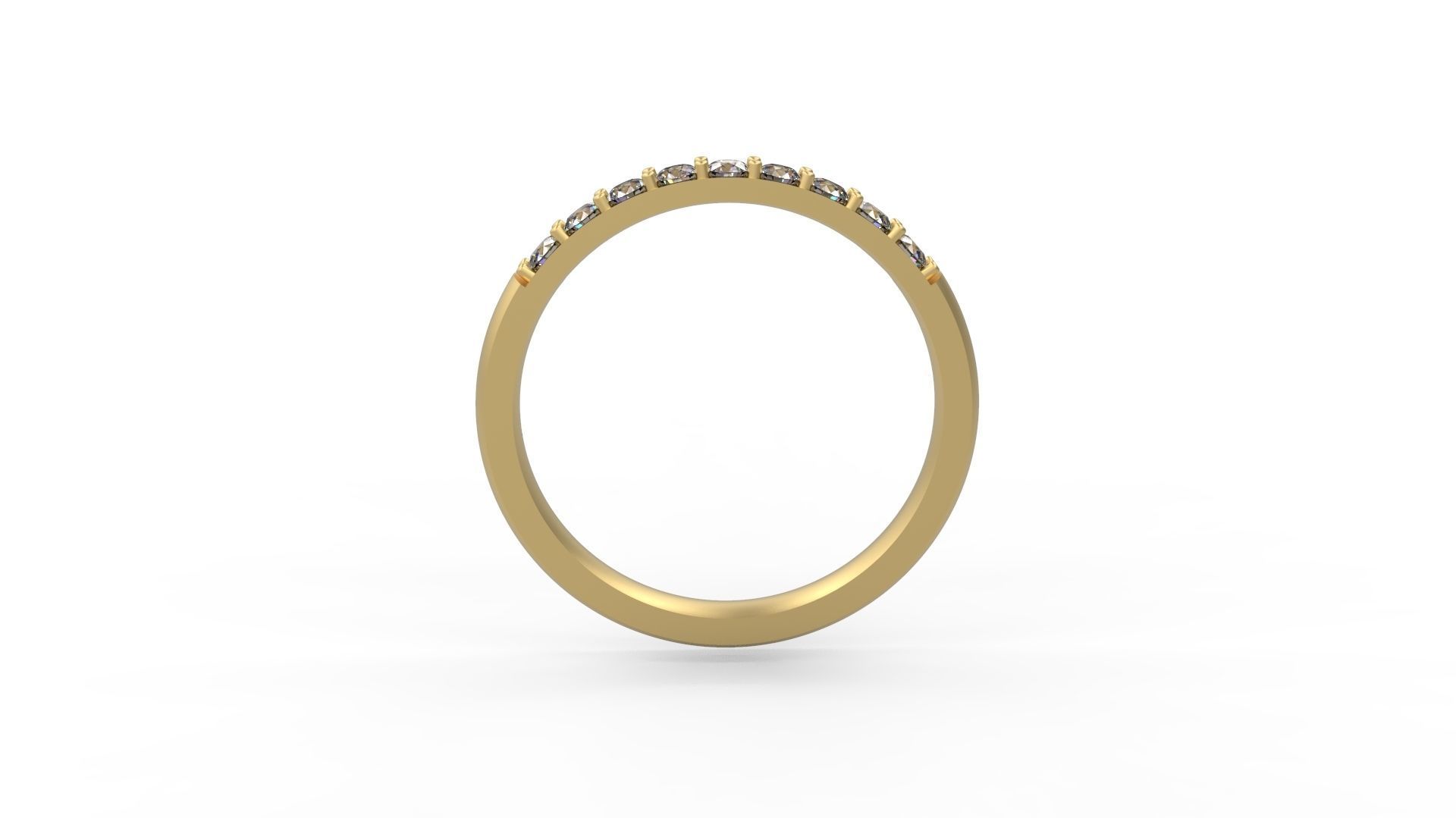 Minimalist Ring 532 3D print model_1