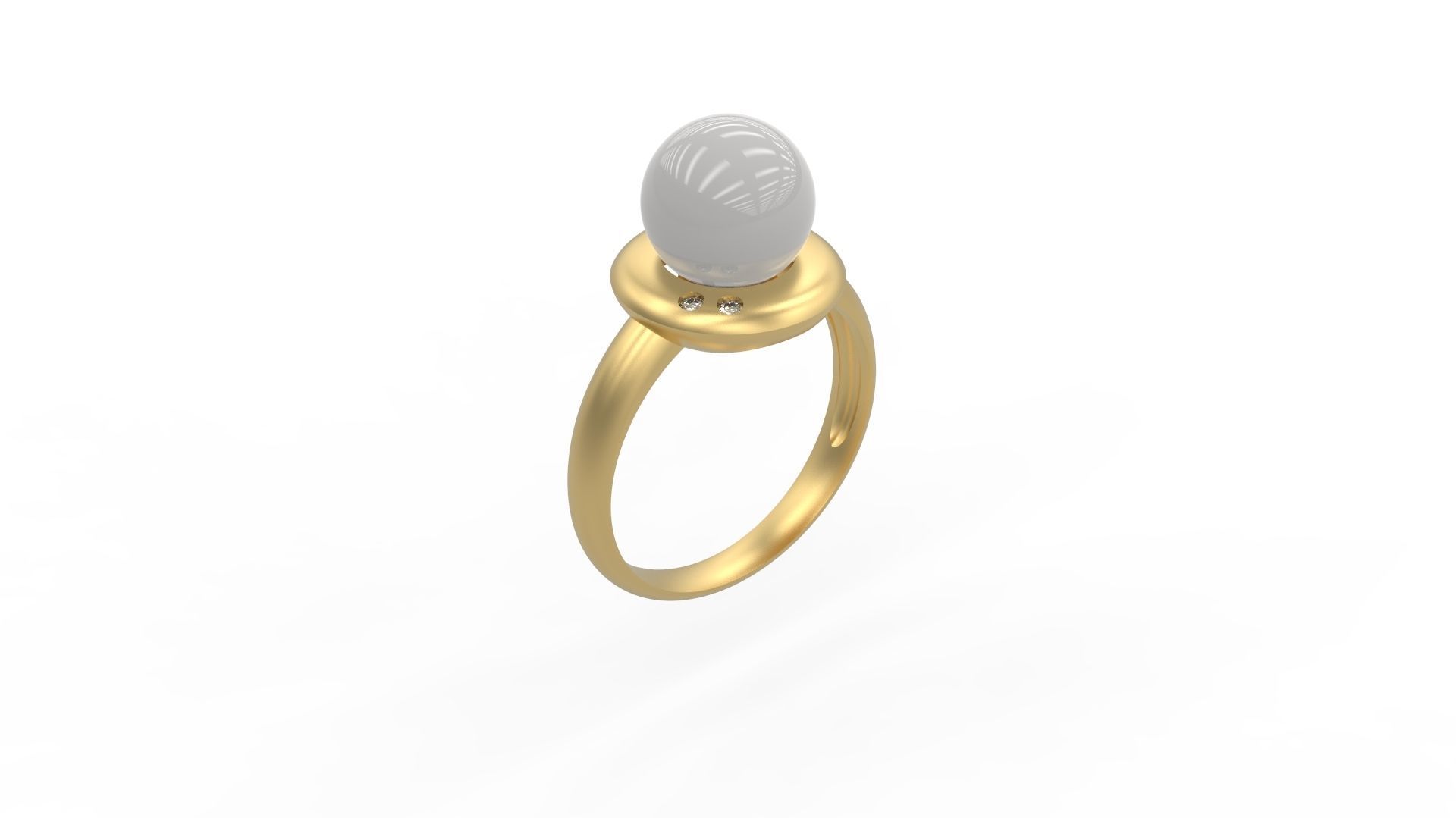 Minimalist Ring 529 3D print model_1