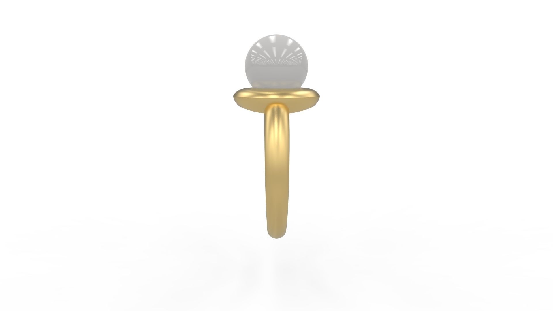 Minimalist Ring 529 3D print model_3