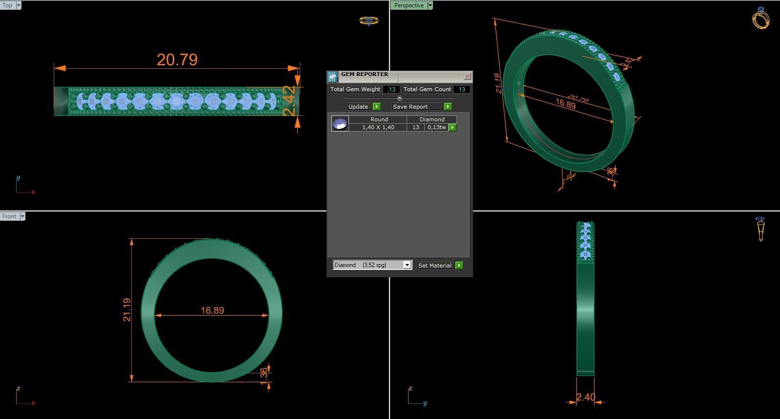 Minimalist Ring 555 3D print model_8