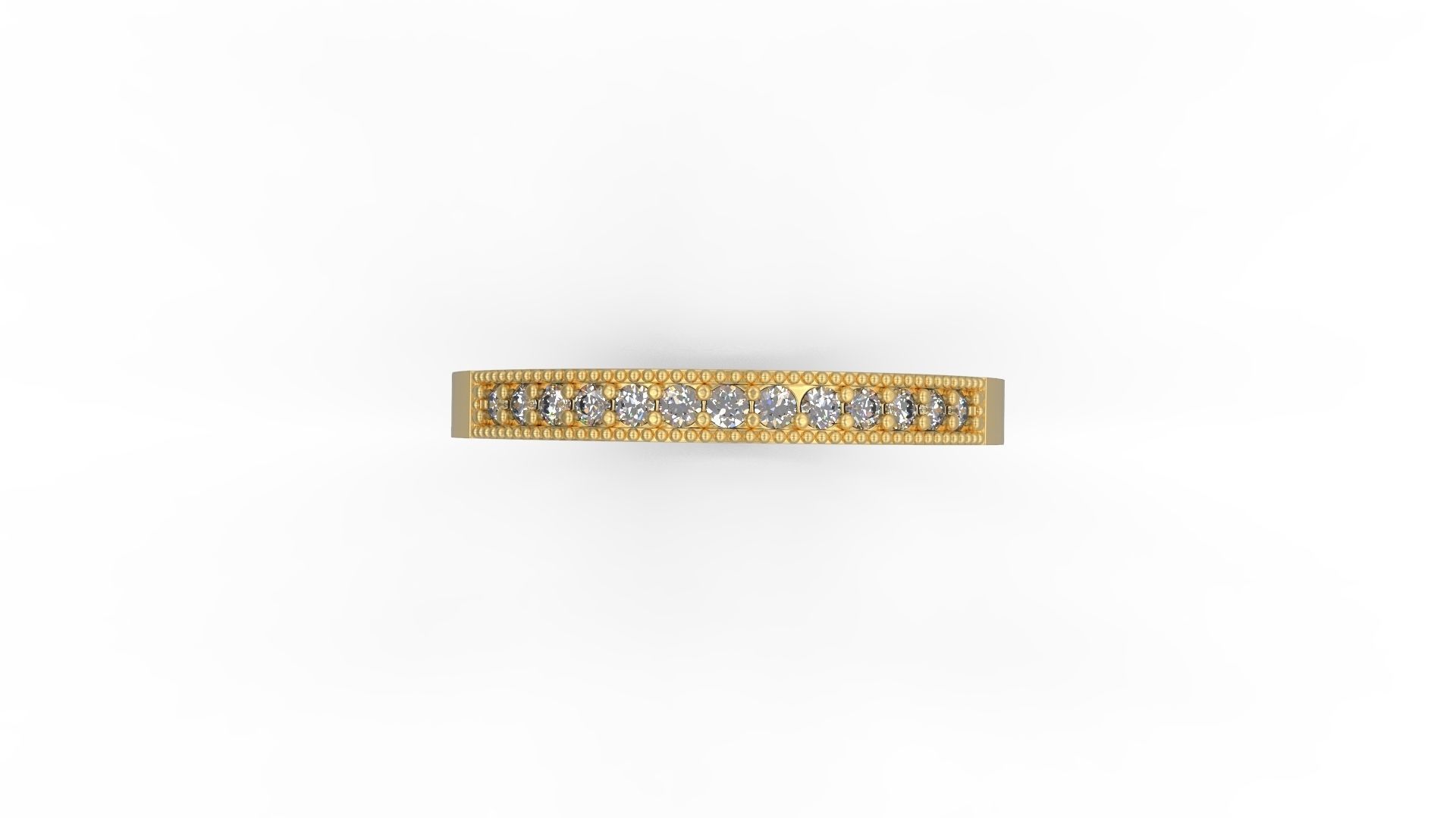 Minimalist Ring 555 3D print model_4