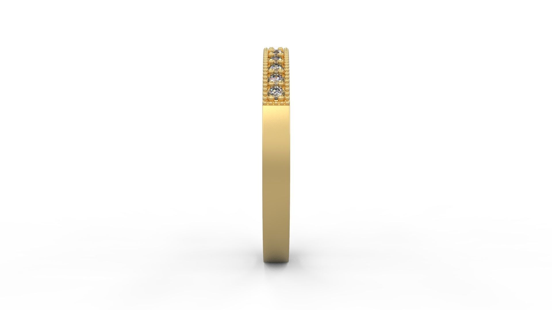 Minimalist Ring 555 3D print model_2