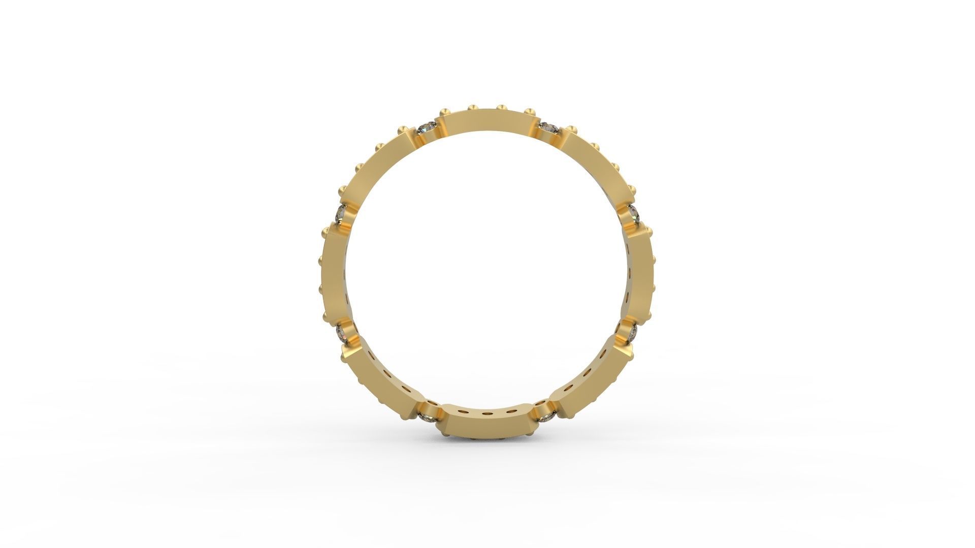 Minimalist Ring 523 3D print model_1