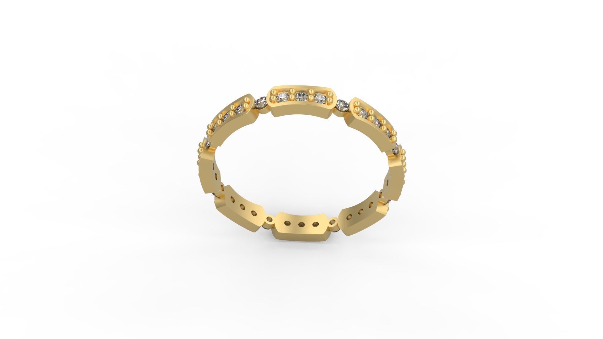 Minimalist Ring 523 3D print model_3