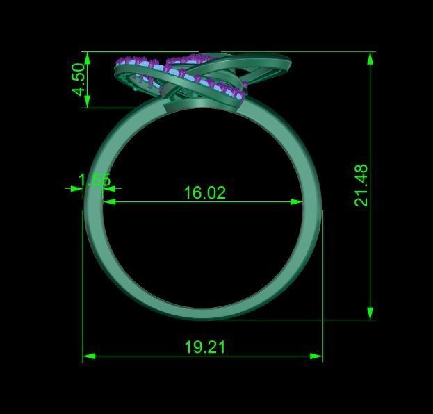 Minimalist Ring 551 3D print model_6