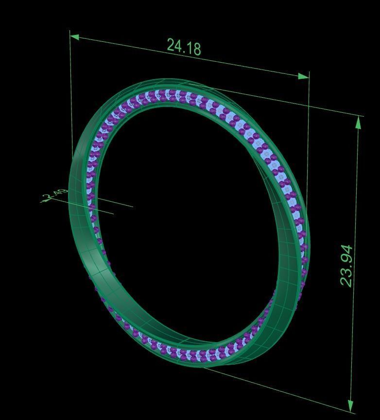 Minimalist Ring 521 3D print model_8