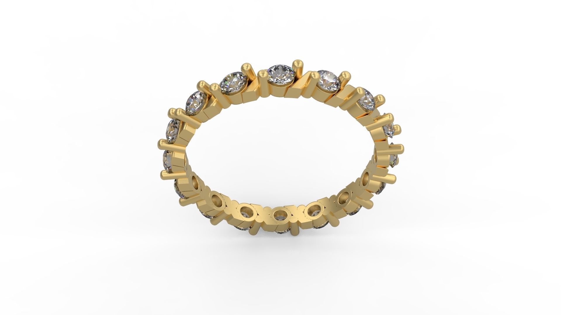 Minimalist Ring 549 3D print model_3