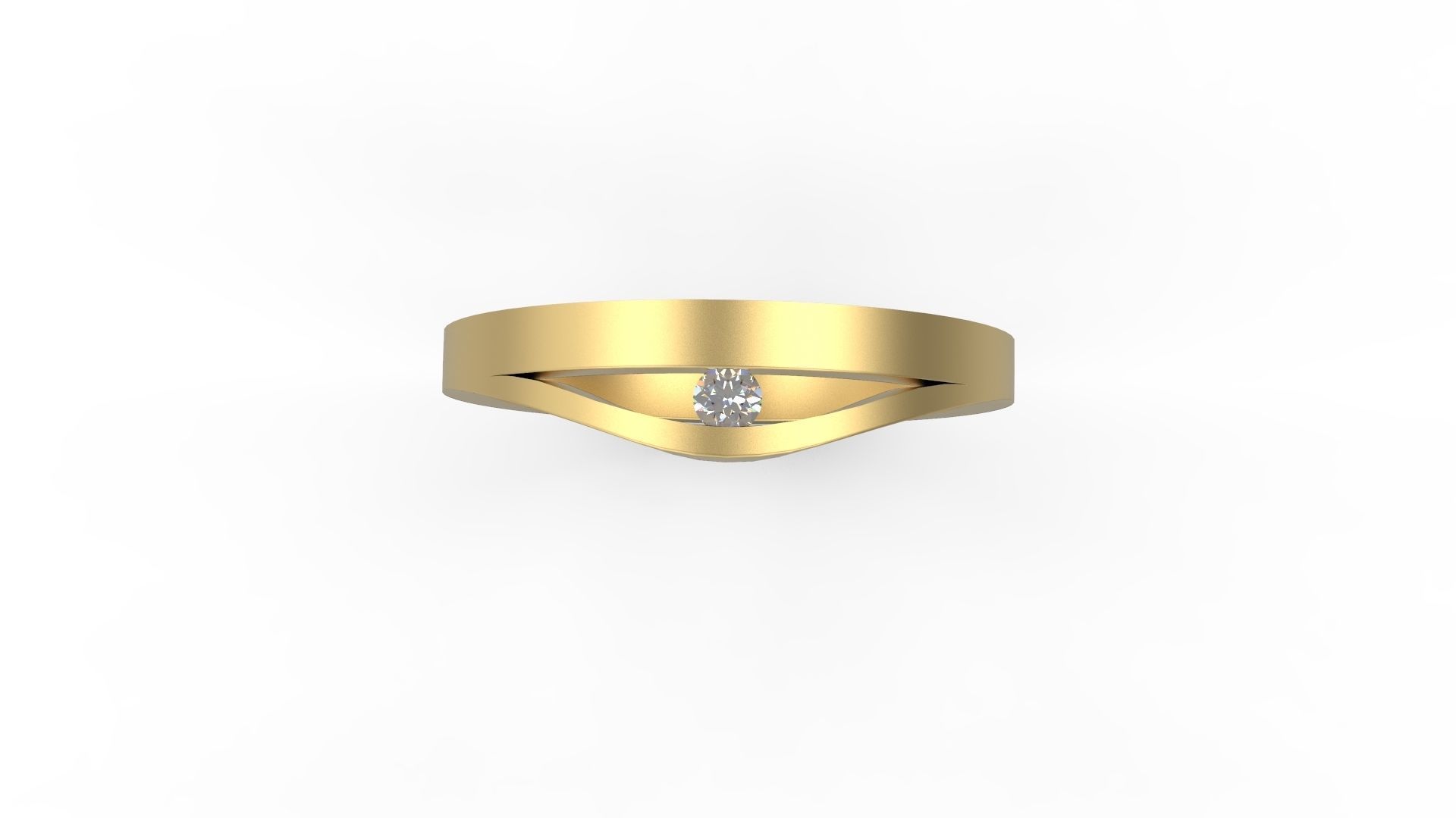 Minimalist Ring 546 3D print model_4