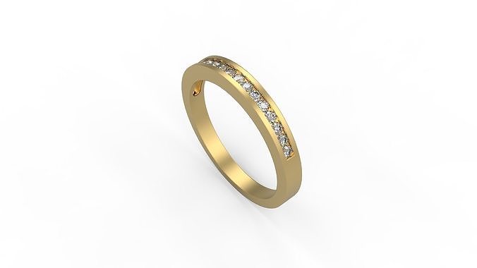 Minimalist Ring 543 3D print model