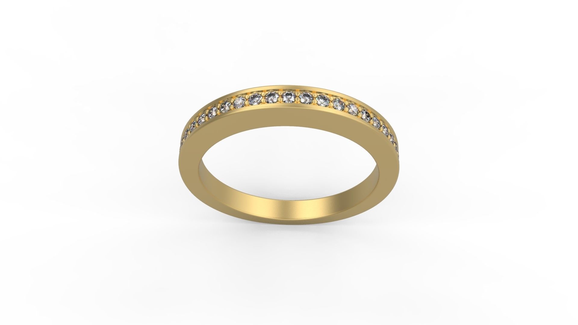 Minimalist Ring 541 3D print model_3