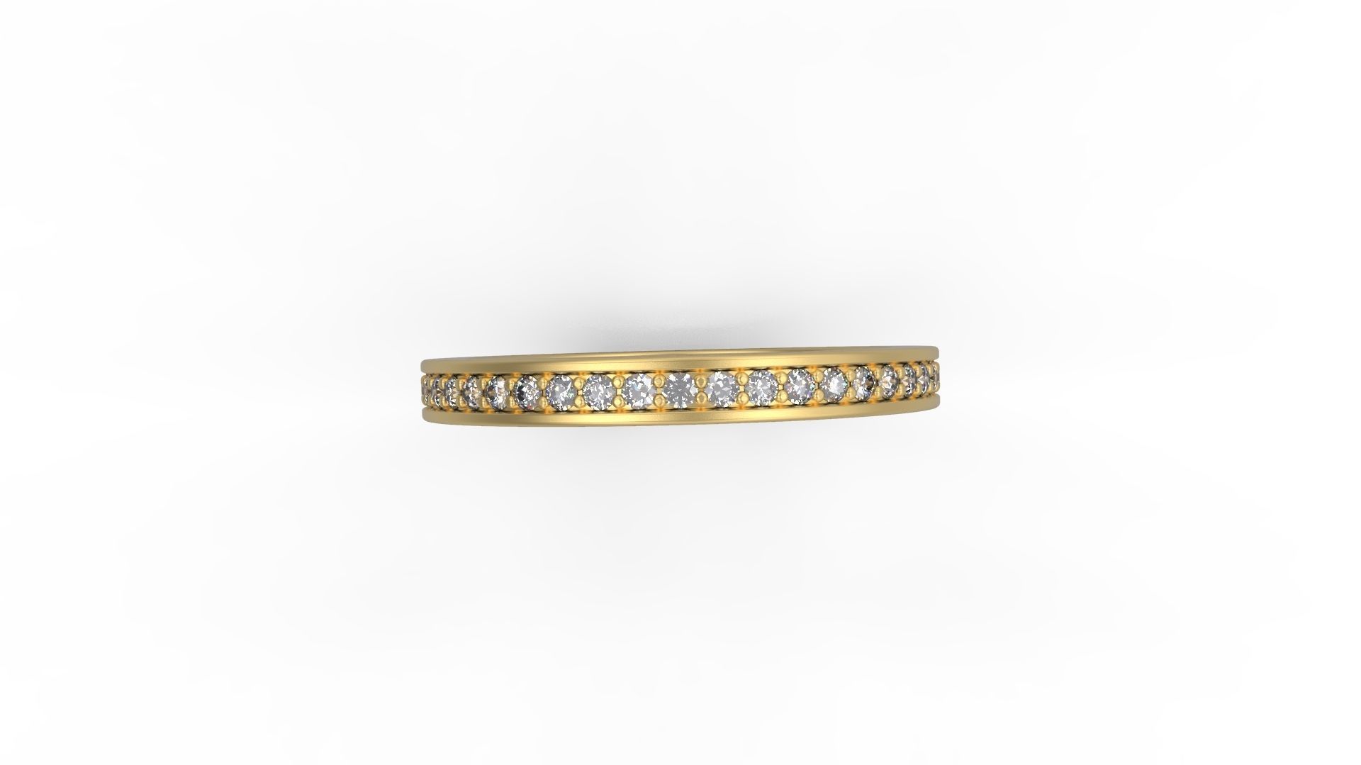 Minimalist Ring 541 3D print model_4