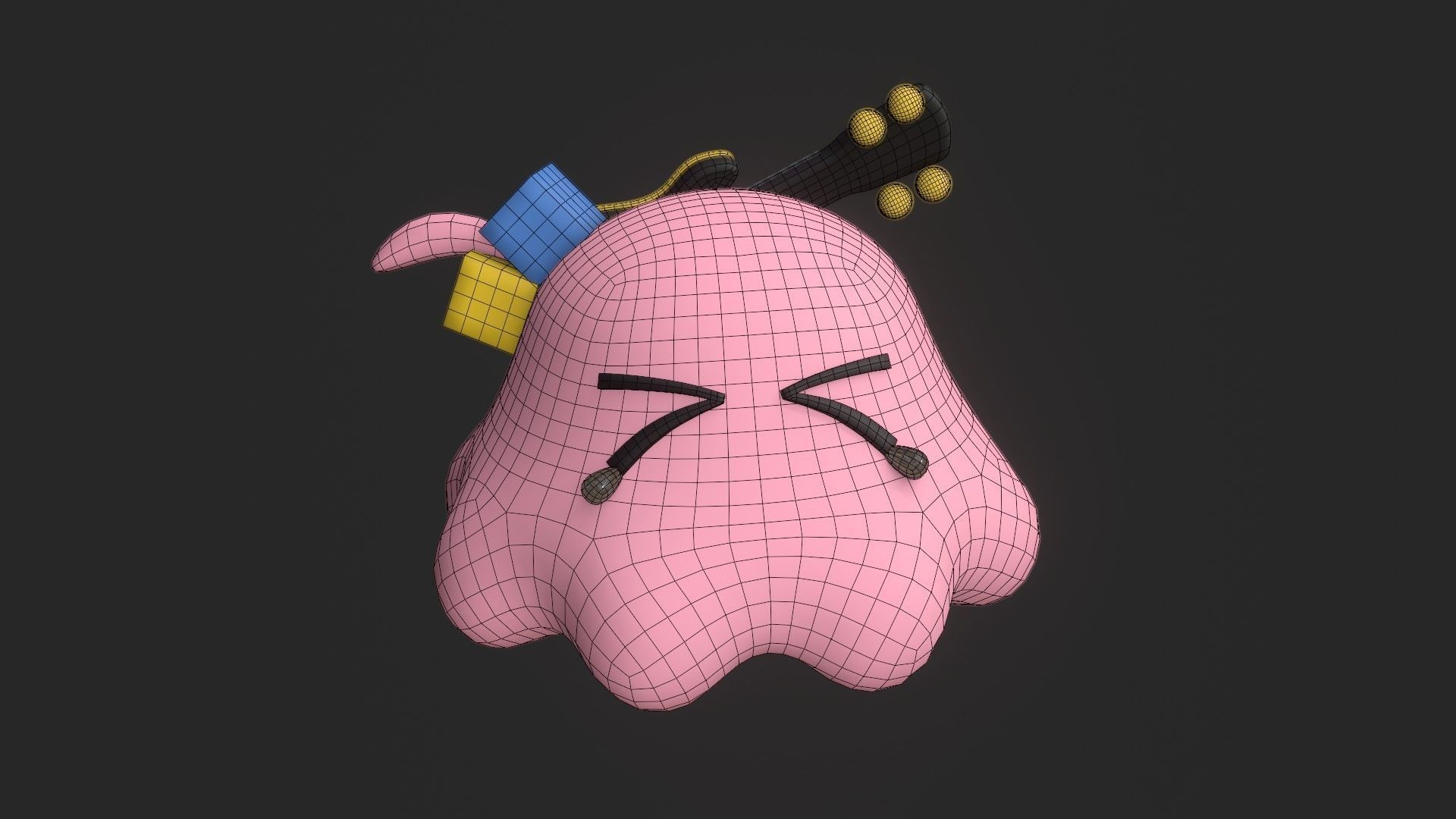 Bocchi the Rock - Mendako 3D model_3