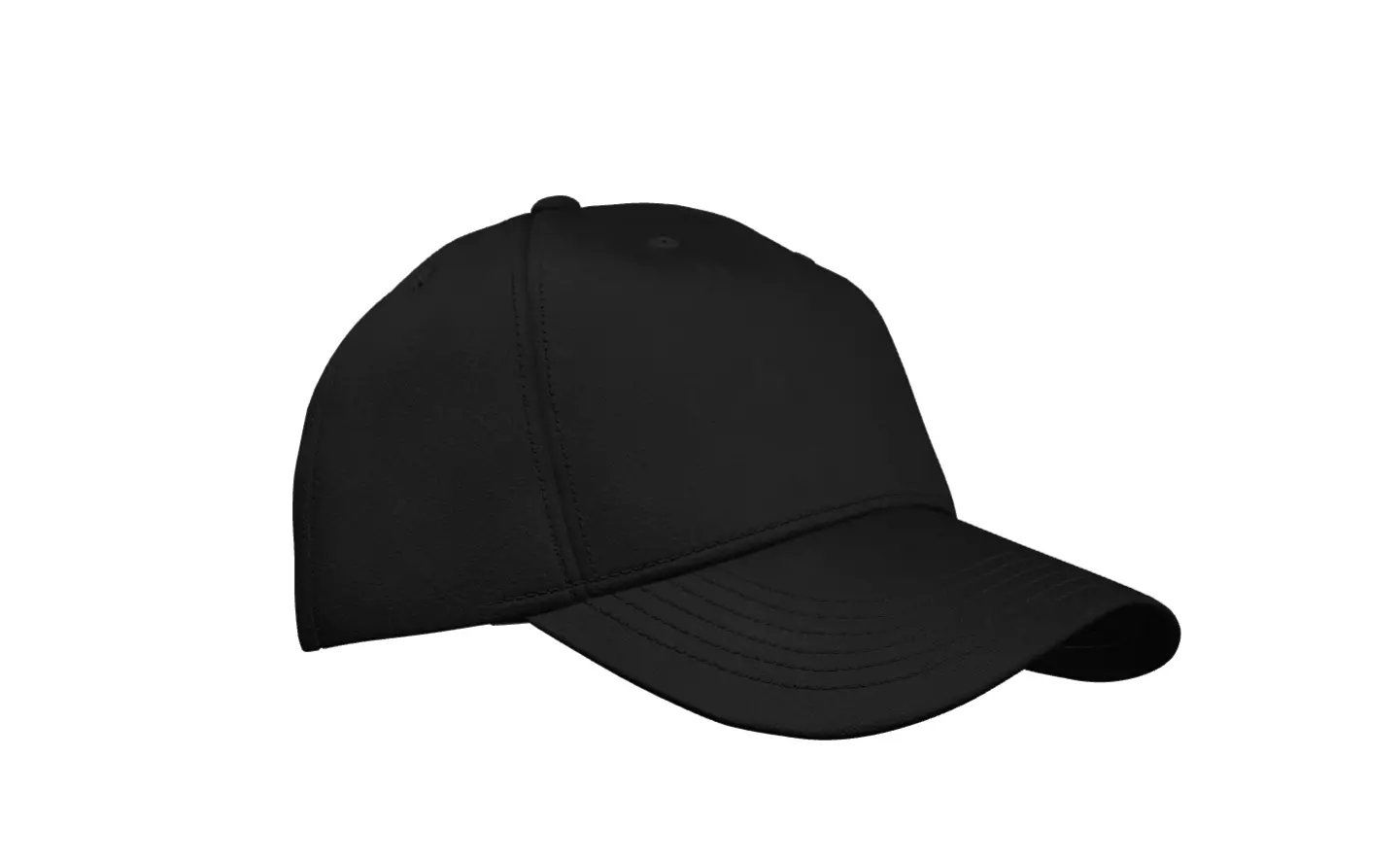 Black Cap Low-poly 3D model_0