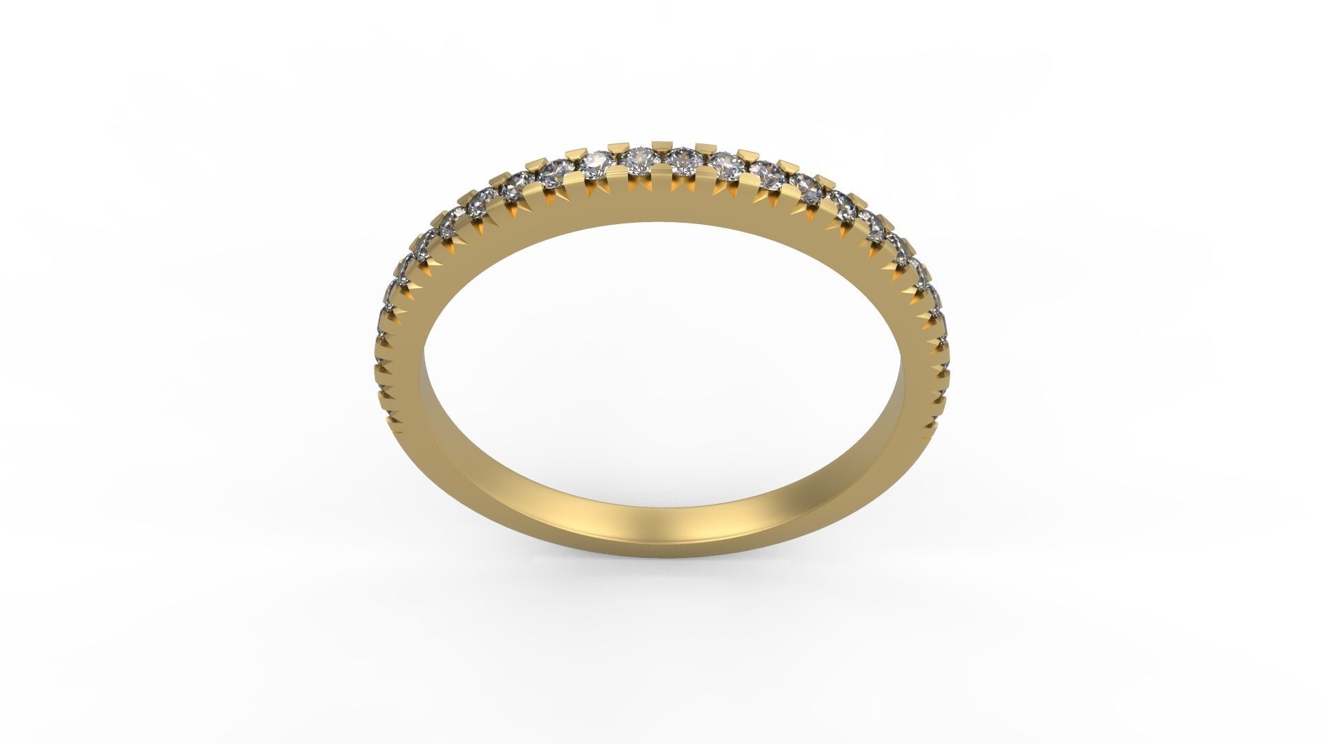 Minimalist Ring 520 3D print model_3