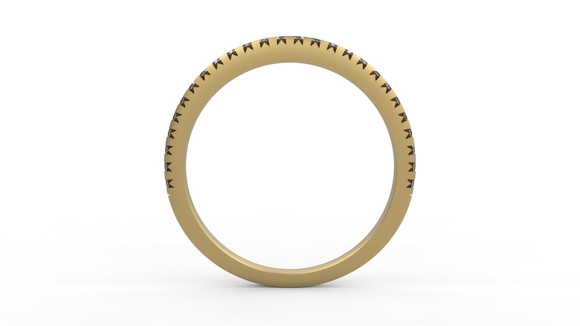 Minimalist Ring 520 3D print model_1