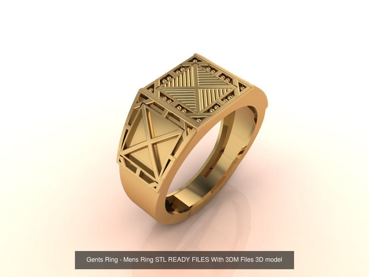171 Mens Rings Gents Rings Mixed Model Group 3D Model Collection_190