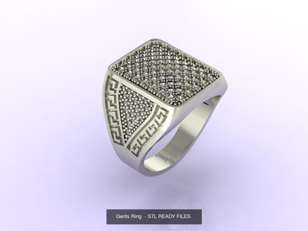 171 Mens Rings Gents Rings Mixed Model Group 3D Model Collection_54