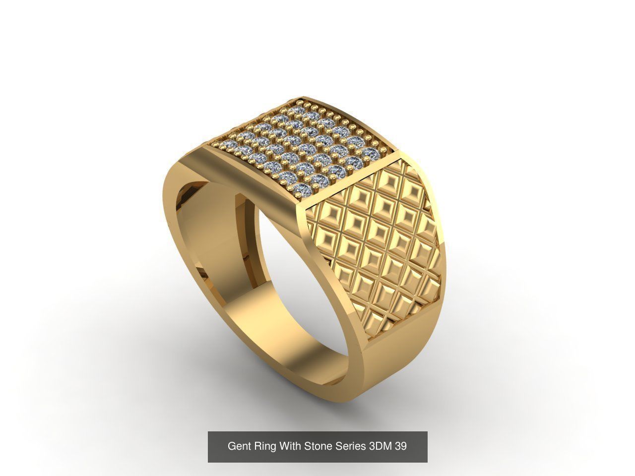 171 Mens Rings Gents Rings Mixed Model Group 3D Model Collection_112
