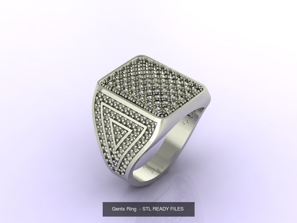 171 Mens Rings Gents Rings Mixed Model Group 3D Model Collection_69