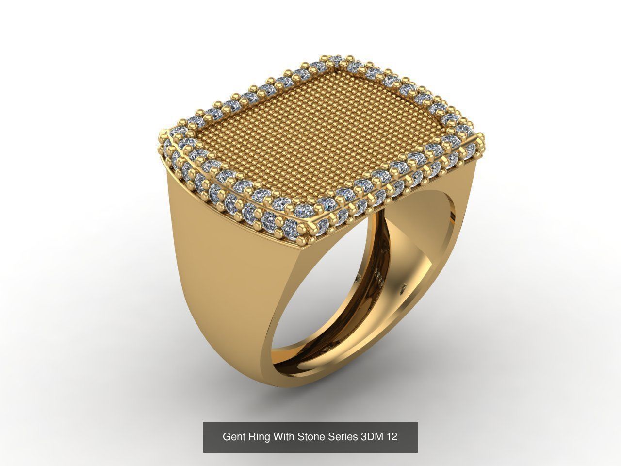 171 Mens Rings Gents Rings Mixed Model Group 3D Model Collection_139
