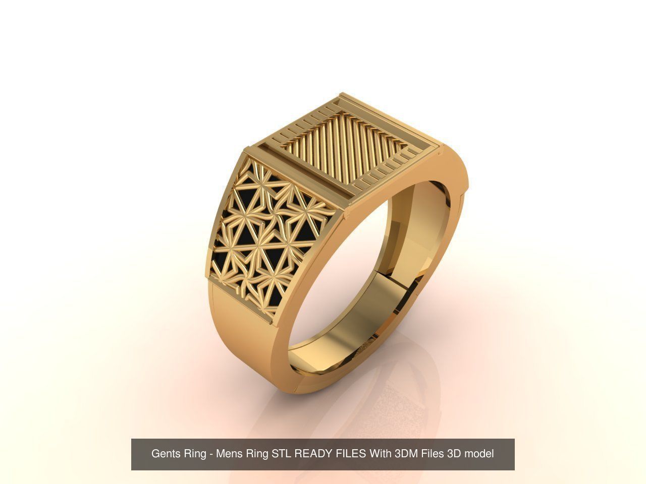 171 Mens Rings Gents Rings Mixed Model Group 3D Model Collection_170