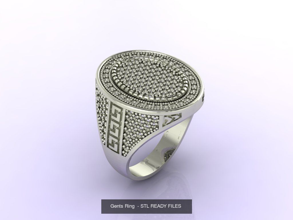171 Mens Rings Gents Rings Mixed Model Group 3D Model Collection_68