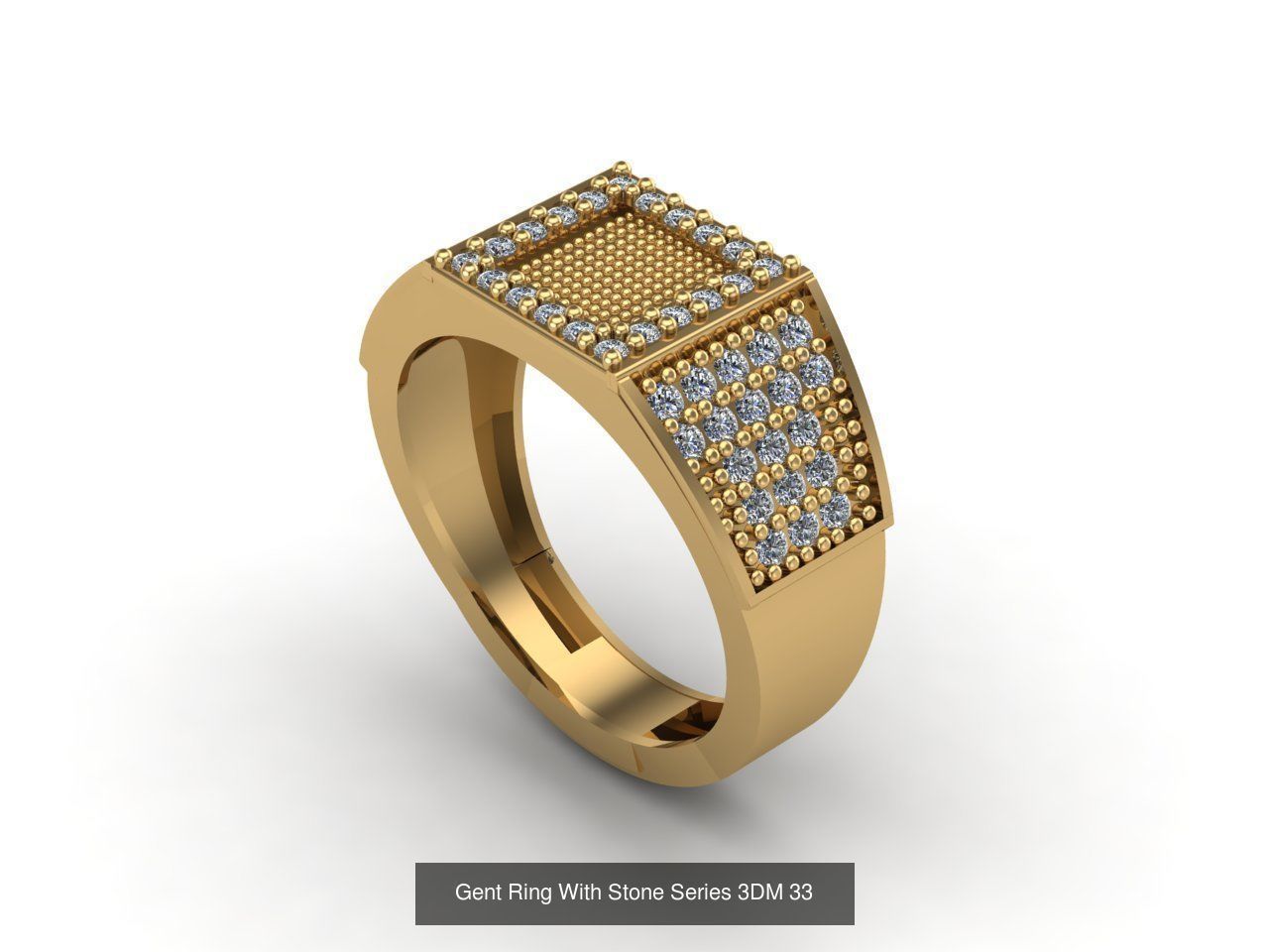 171 Mens Rings Gents Rings Mixed Model Group 3D Model Collection_118