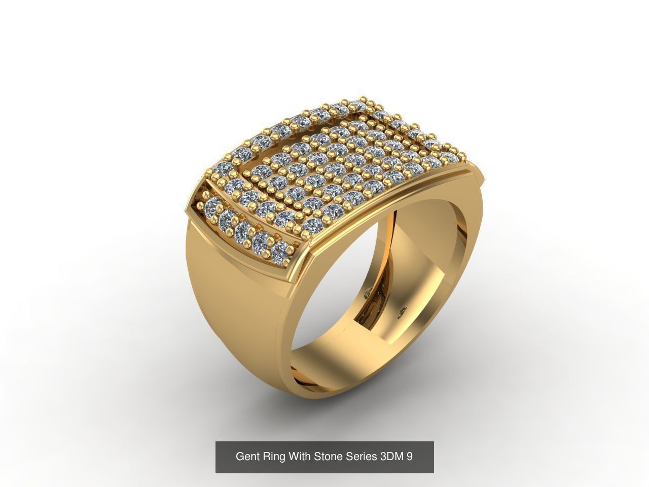 171 Mens Rings Gents Rings Mixed Model Group 3D Model Collection_98
