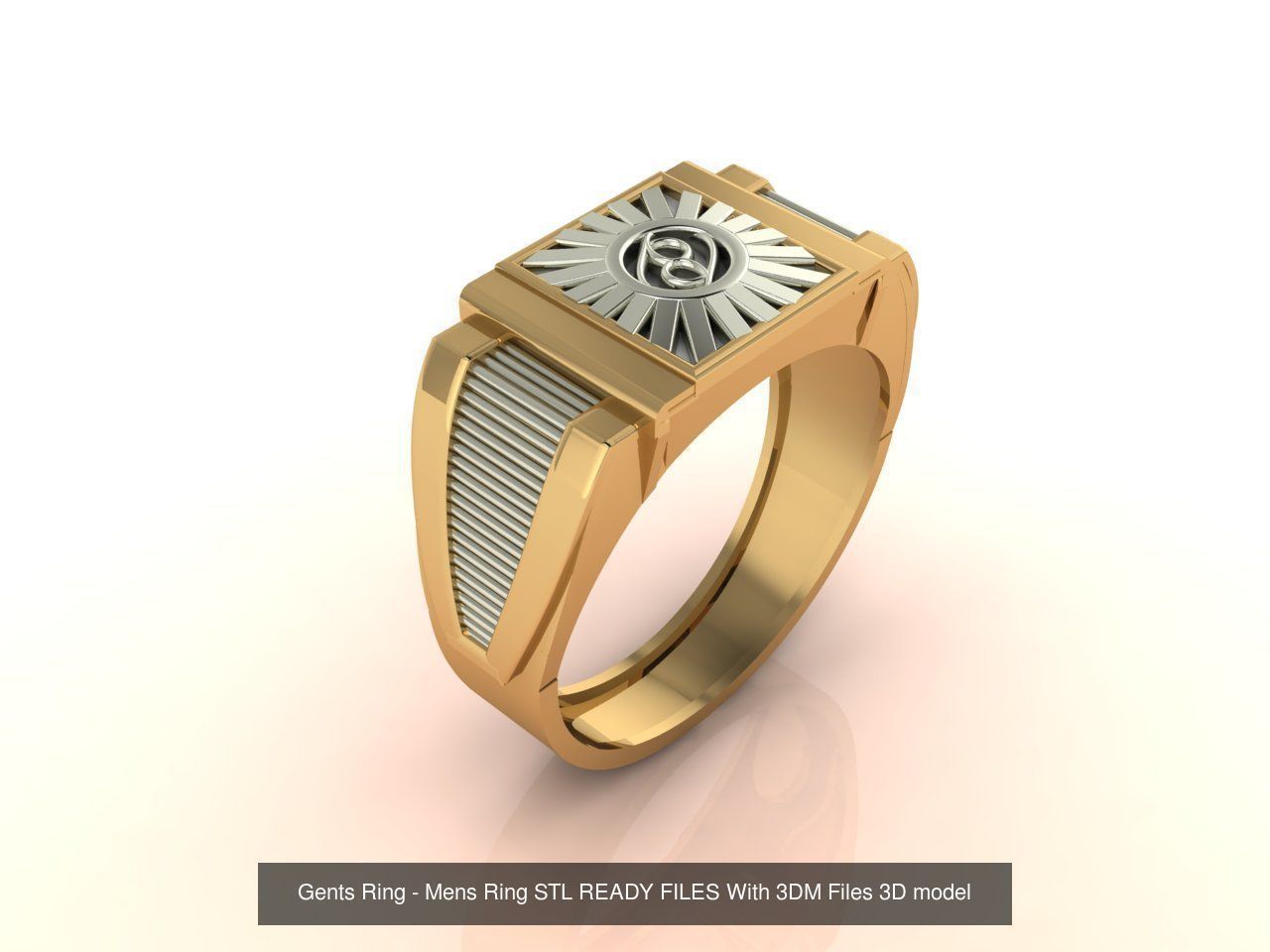 171 Mens Rings Gents Rings Mixed Model Group 3D Model Collection_168