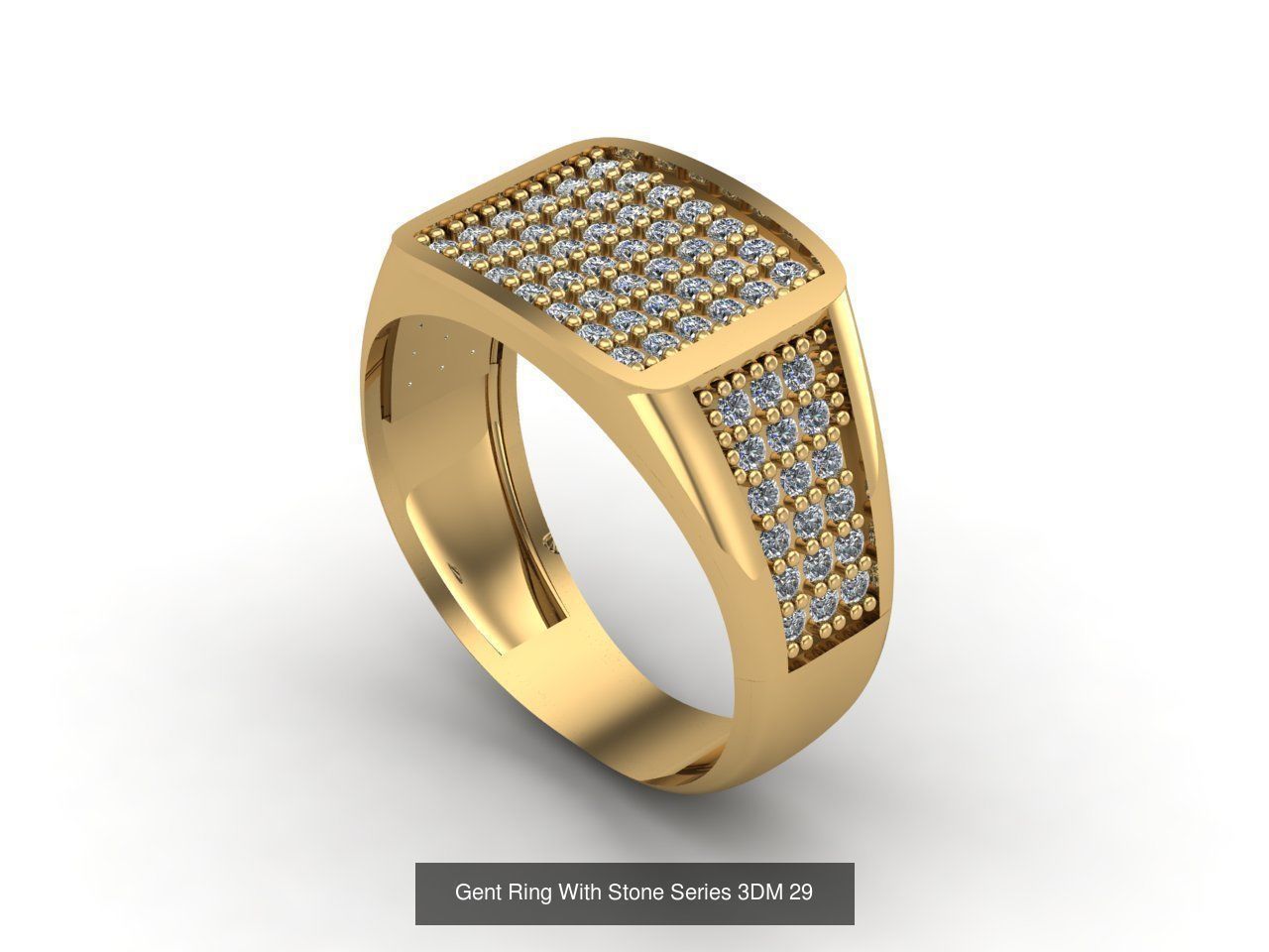 171 Mens Rings Gents Rings Mixed Model Group 3D Model Collection_122
