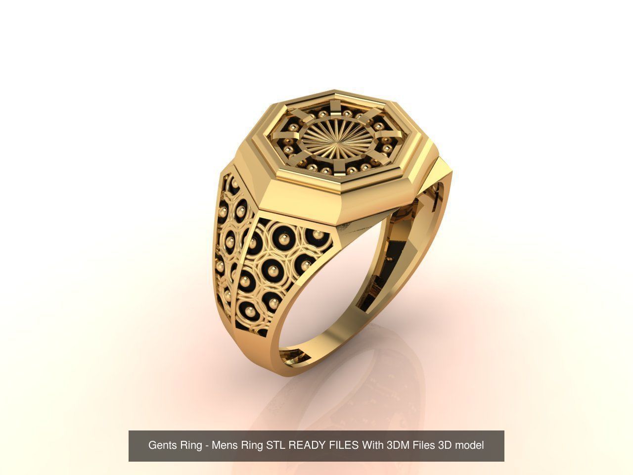 171 Mens Rings Gents Rings Mixed Model Group 3D Model Collection_153