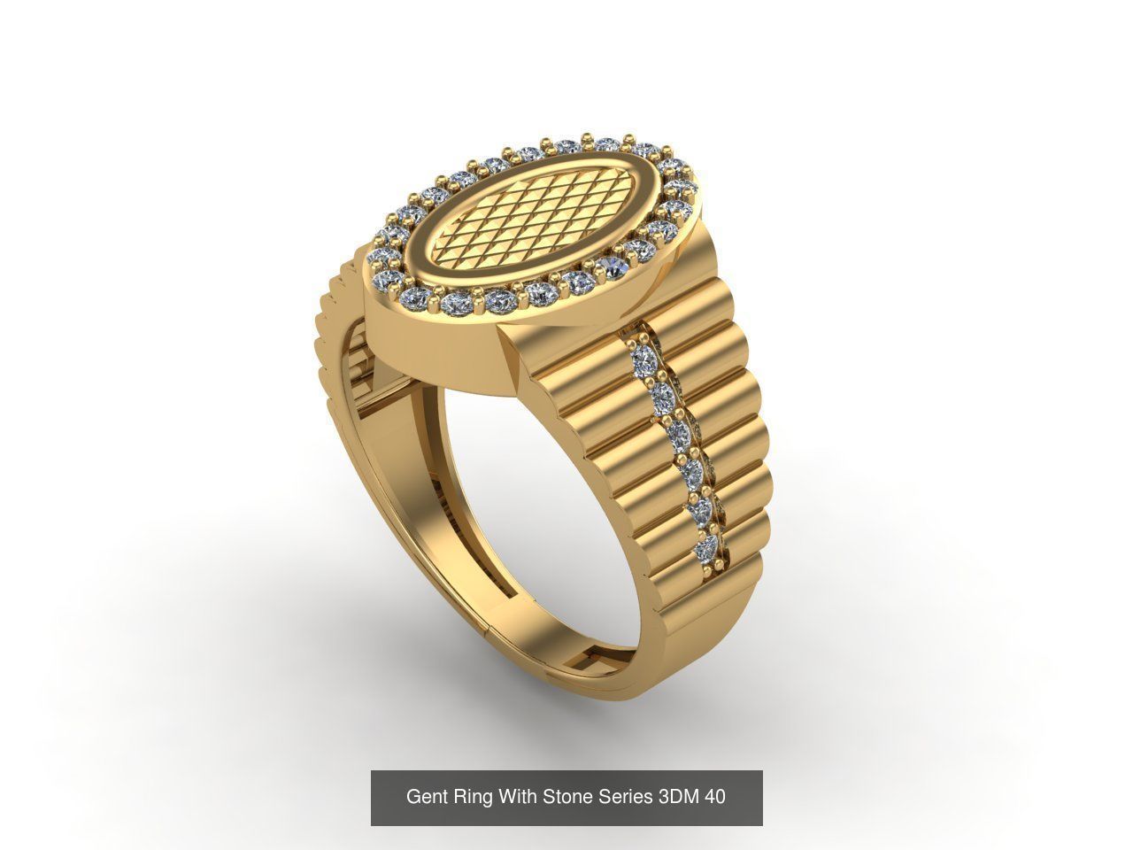 171 Mens Rings Gents Rings Mixed Model Group 3D Model Collection_111