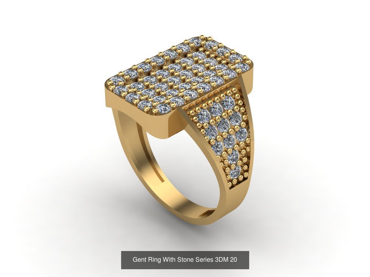 171 Mens Rings Gents Rings Mixed Model Group 3D Model Collection_131