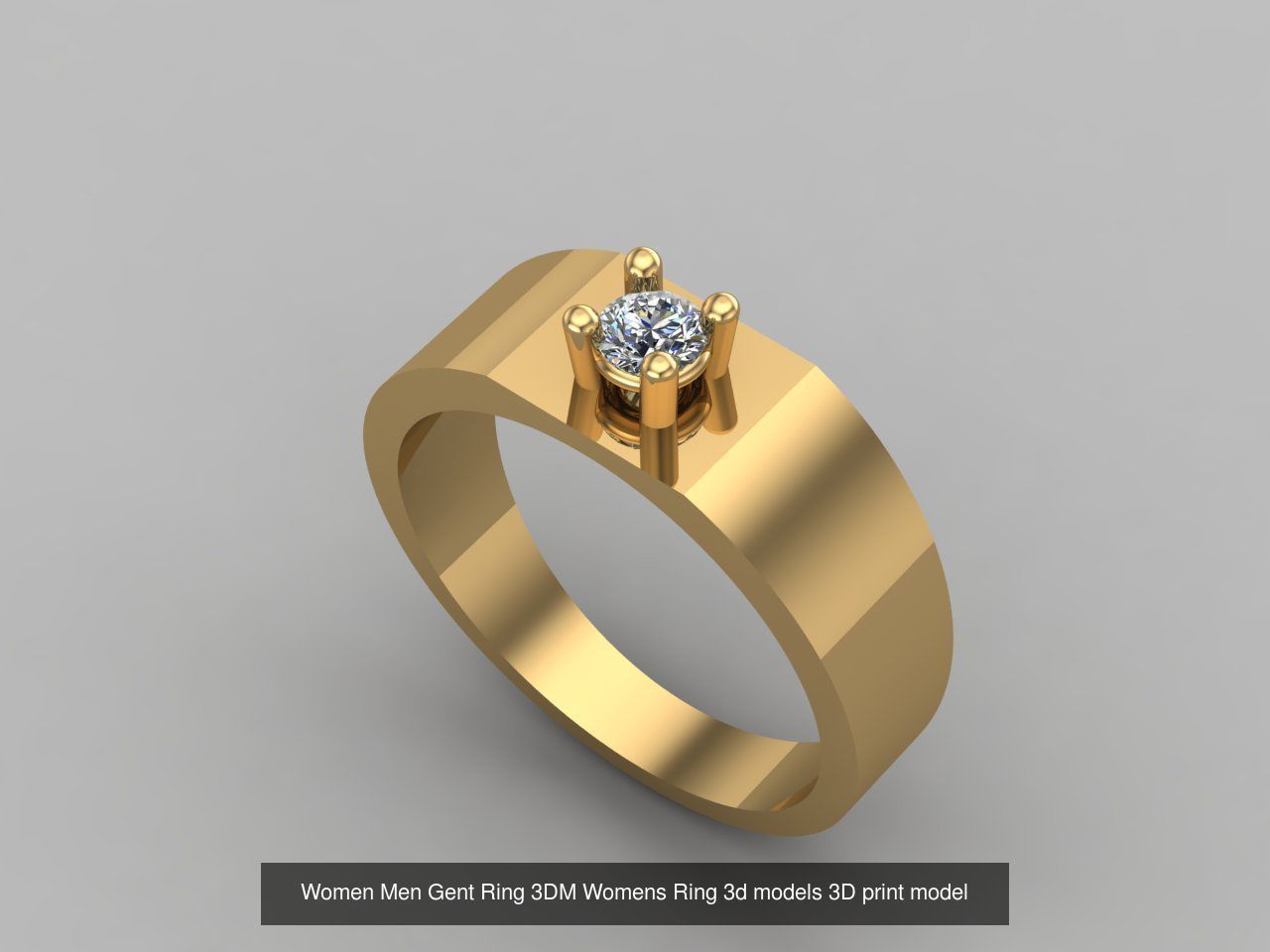 171 Mens Rings Gents Rings Mixed Model Group 3D Model Collection_142