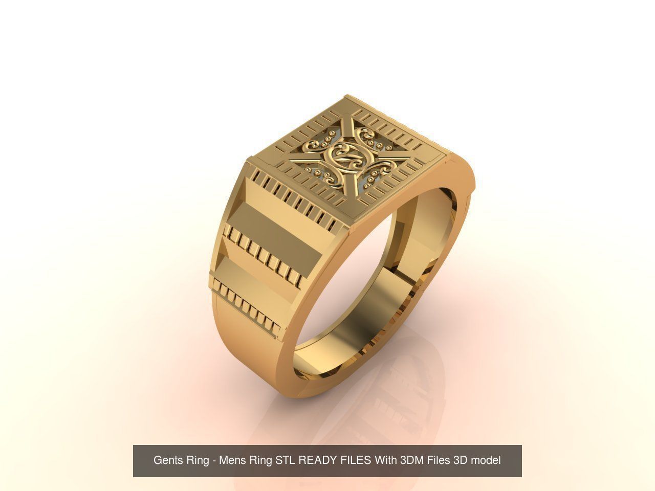 171 Mens Rings Gents Rings Mixed Model Group 3D Model Collection_189