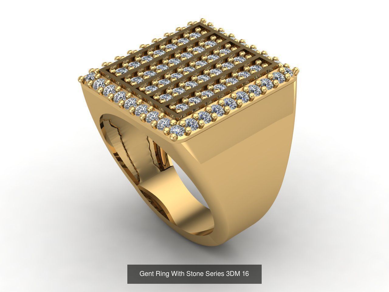 171 Mens Rings Gents Rings Mixed Model Group 3D Model Collection_135