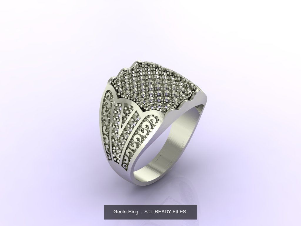 171 Mens Rings Gents Rings Mixed Model Group 3D Model Collection_64