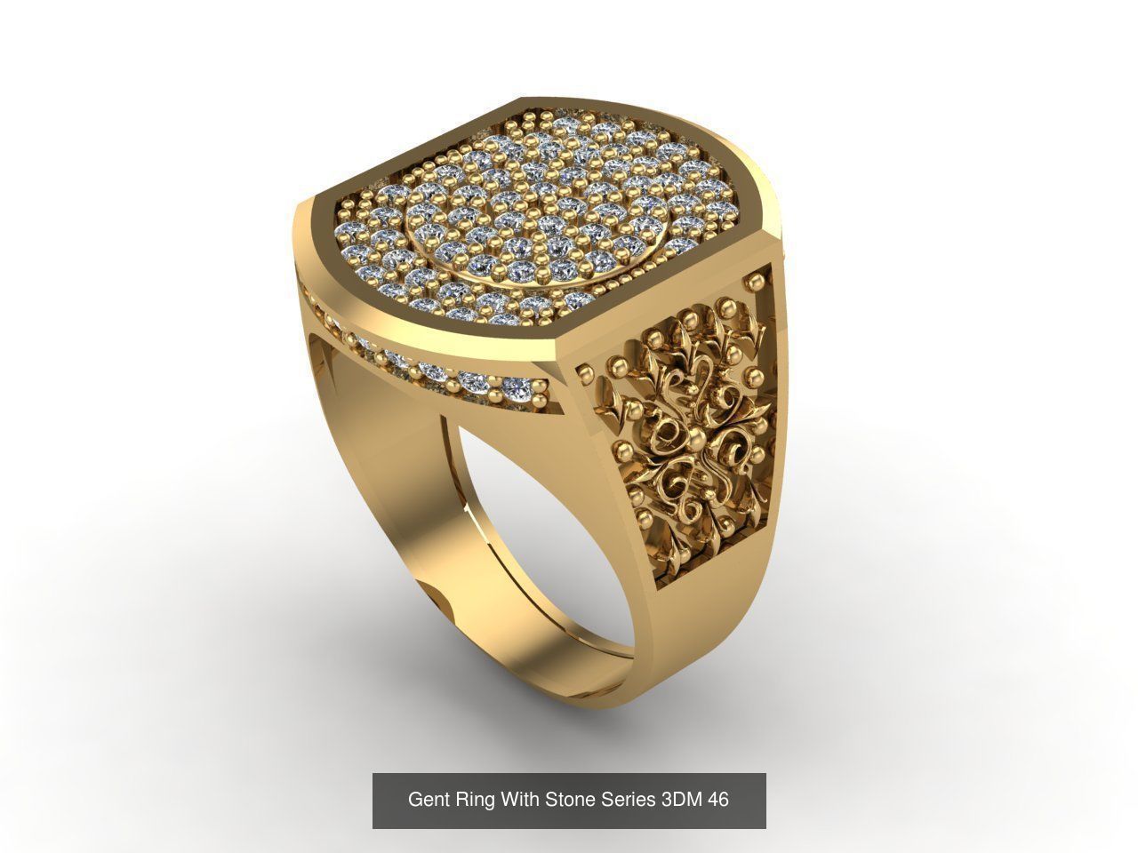 171 Mens Rings Gents Rings Mixed Model Group 3D Model Collection_105