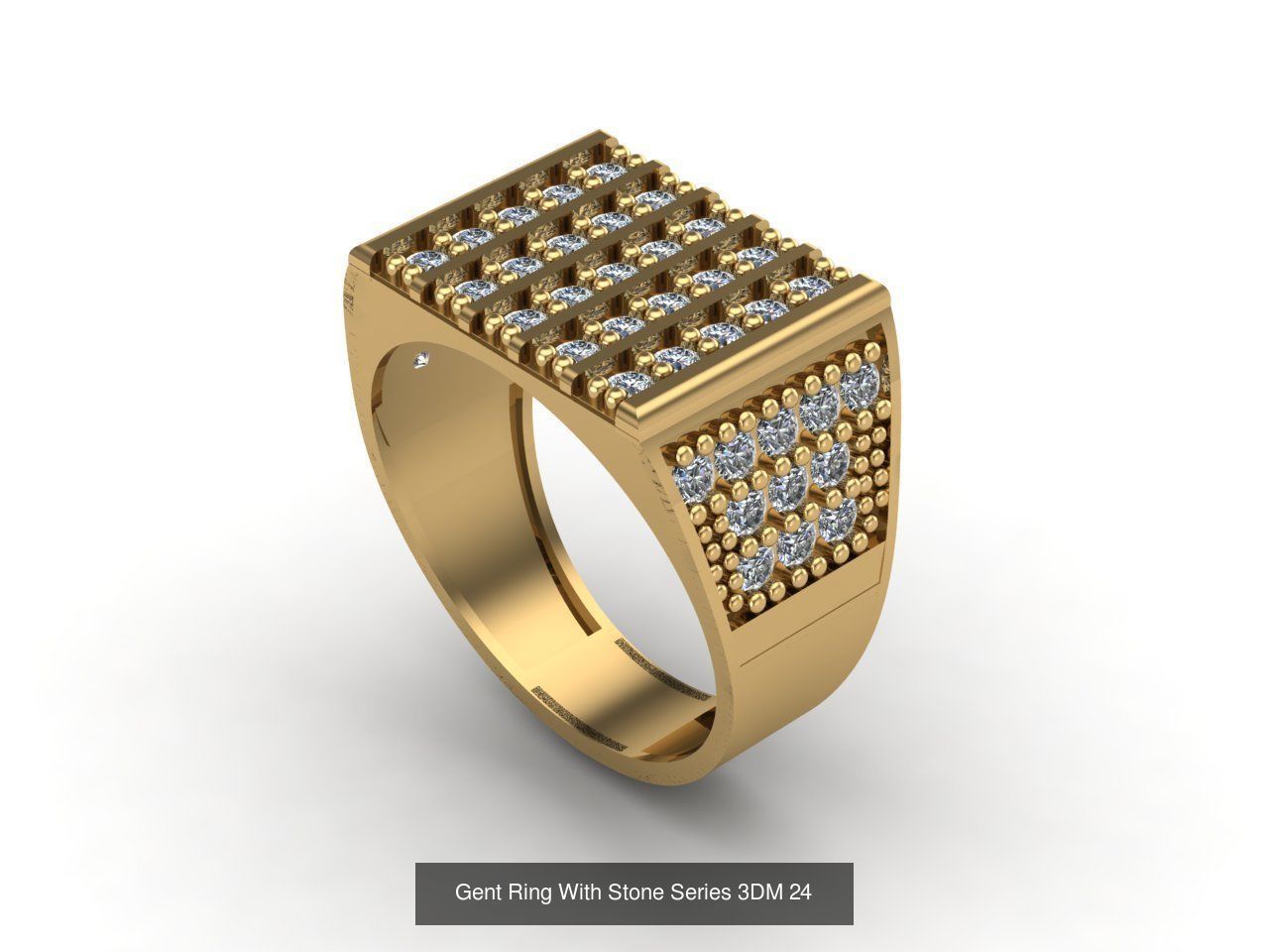171 Mens Rings Gents Rings Mixed Model Group 3D Model Collection_127