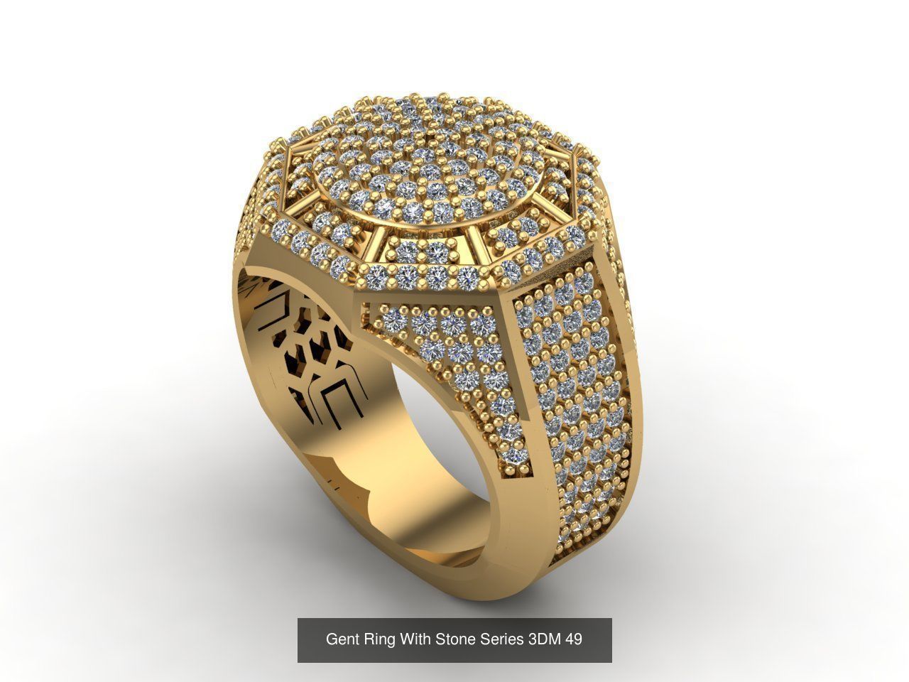 171 Mens Rings Gents Rings Mixed Model Group 3D Model Collection_102