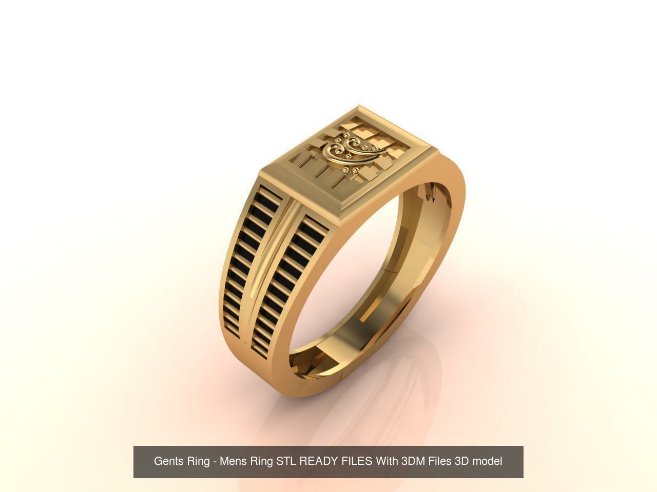 171 Mens Rings Gents Rings Mixed Model Group 3D Model Collection_185