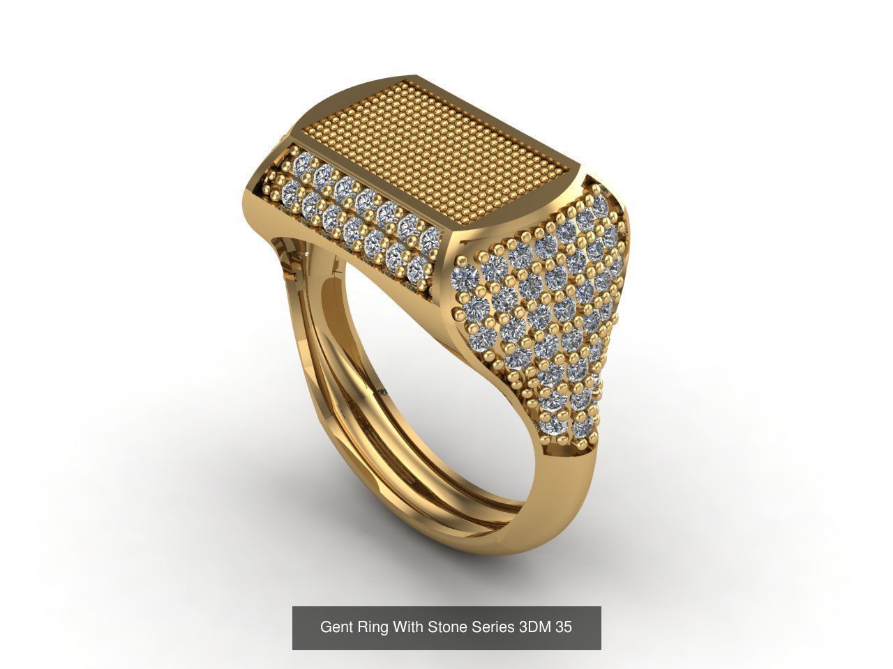 171 Mens Rings Gents Rings Mixed Model Group 3D Model Collection_116