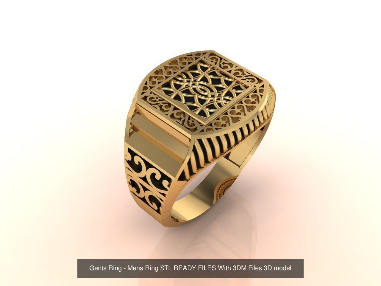 171 Mens Rings Gents Rings Mixed Model Group 3D Model Collection_172