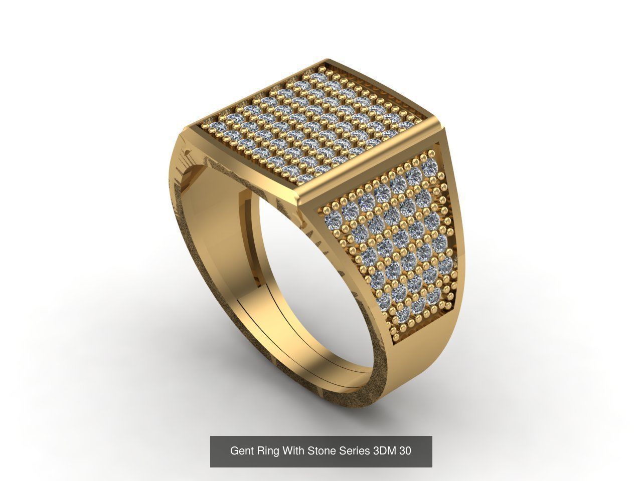 171 Mens Rings Gents Rings Mixed Model Group 3D Model Collection_121