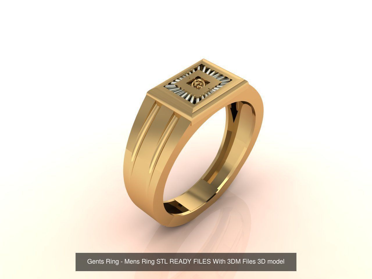 171 Mens Rings Gents Rings Mixed Model Group 3D Model Collection_145