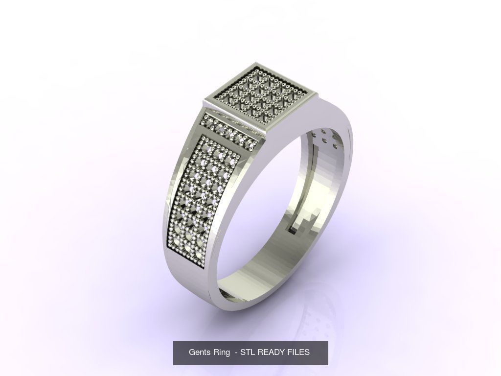 171 Mens Rings Gents Rings Mixed Model Group 3D Model Collection_95