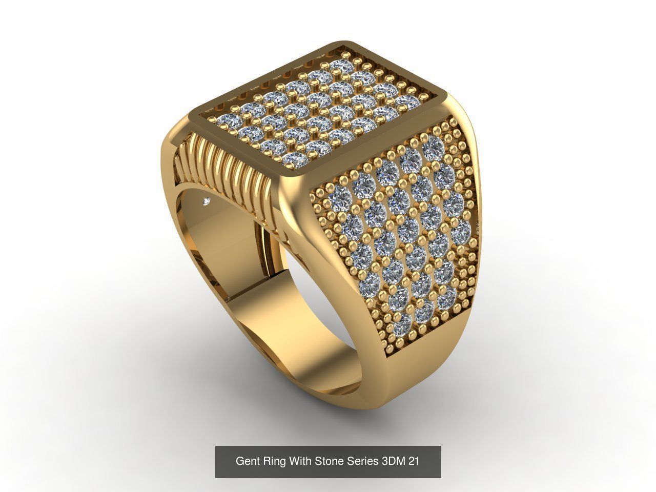 171 Mens Rings Gents Rings Mixed Model Group 3D Model Collection_130